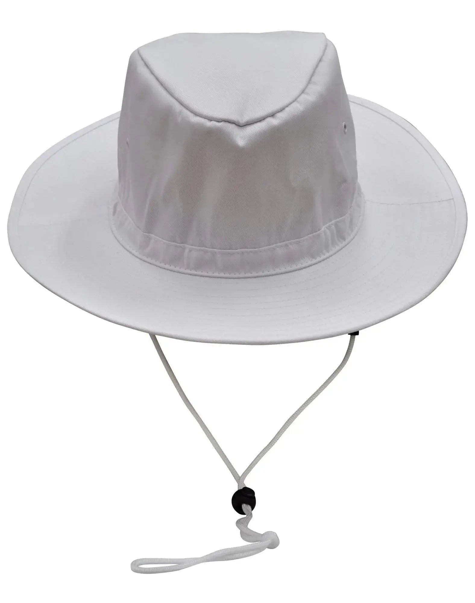Slouch Hat With Break-away Clip Strap H1026 Active Wear Winning Spirit White S